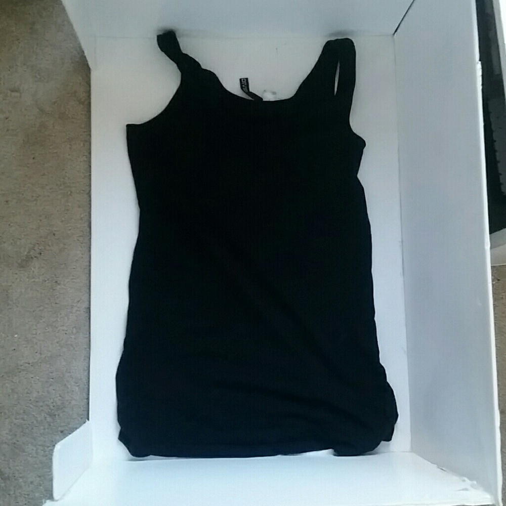Black tank top